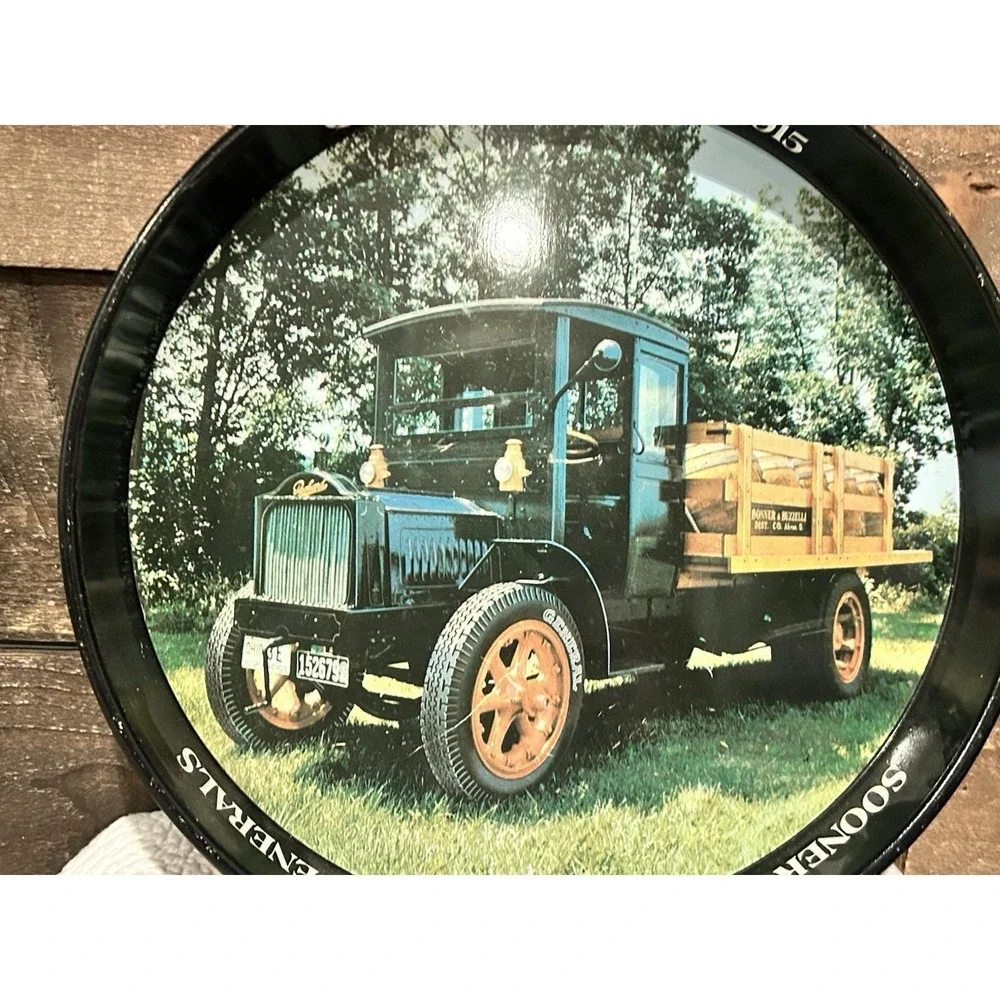 Vintage General Tire Serving Tray 1918 Packard 4-Cylinder‎ Delivery Truck